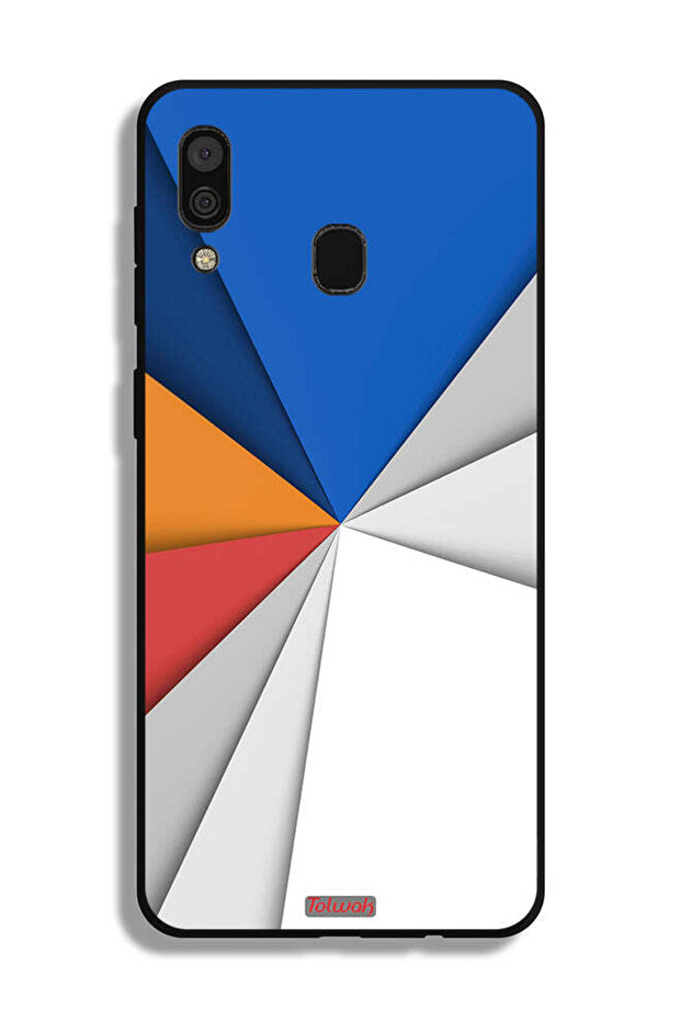 غطاء حماية لهاتف Samsung Galaxy A30 مصنوع من مادة مطابقة للفن التجريدي