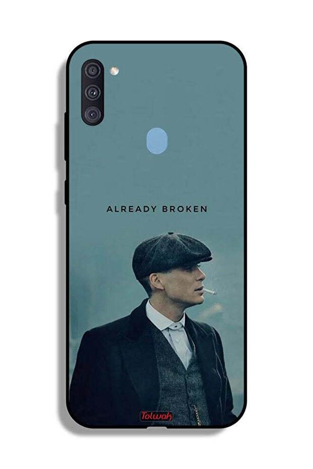غطاء حماية لهاتف Samsung Galaxy A11 مكسور بالفعل