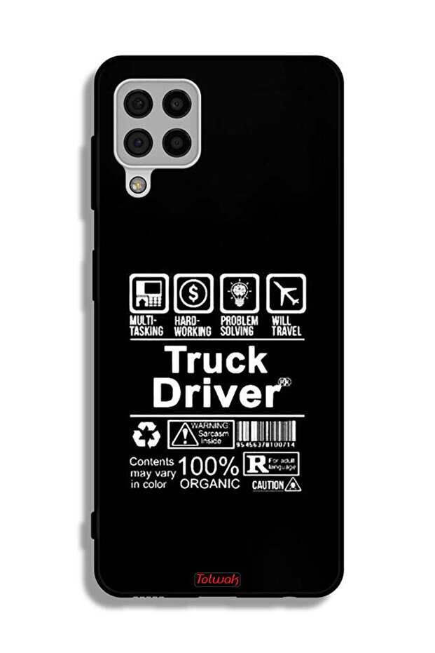 Samsung Galaxy A22 4G Protective Case Cover Truck Driver Sticker