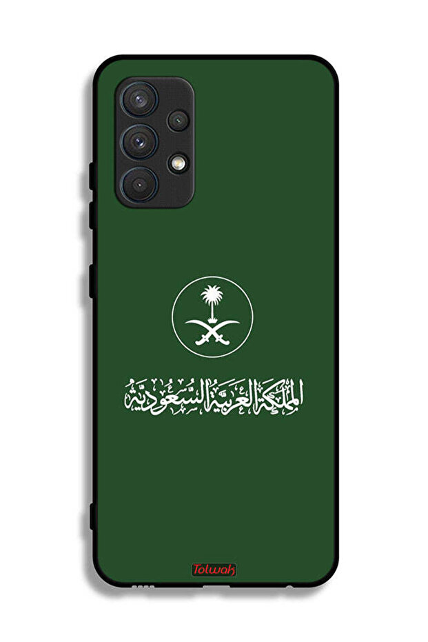 Samsung Galaxy A32 4G Protective Case Cover Kingdom Of Saudi Arabia Sign Vector Art