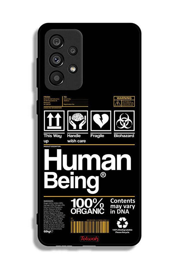 Samsung Galaxy A73 5G Protective Case Cover Human Being Sticker