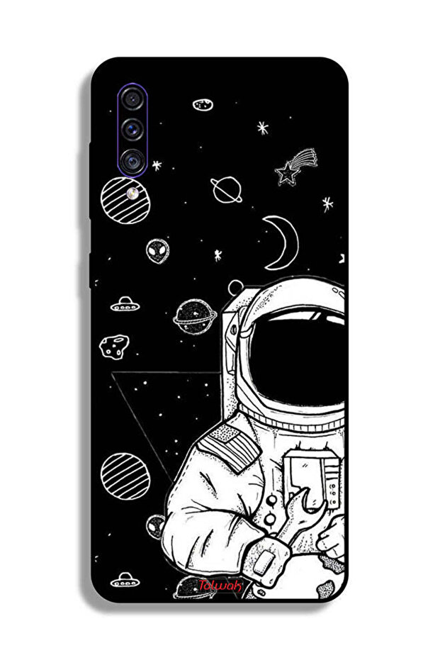 غطاء حماية لهاتف Samsung Galaxy A50s بتصميم رائد فضاء