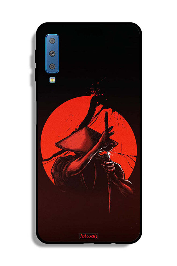 غطاء حماية لهاتف Samsung Galaxy A7 (2018) بتصميم Sword Warrior