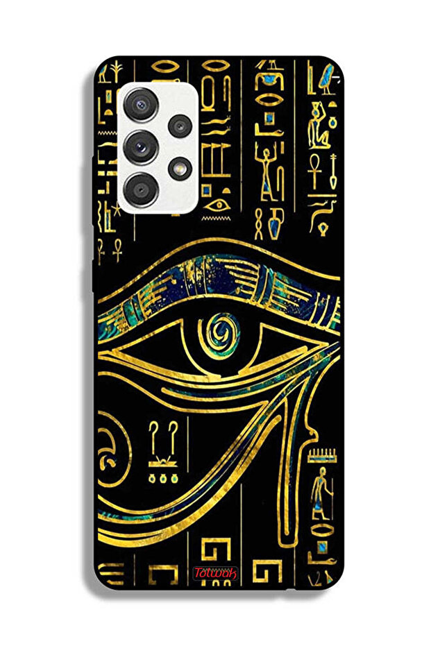 غطاء حماية لهاتف Samsung Galaxy M32 5G بتصميم عين فنية