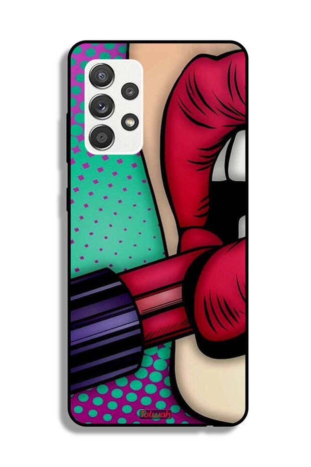 Samsung Galaxy M32 5G Protective Case Cover Lipstick