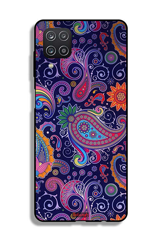 Samsung Galaxy A12 Protective Case Cover Mandala Art Pattern