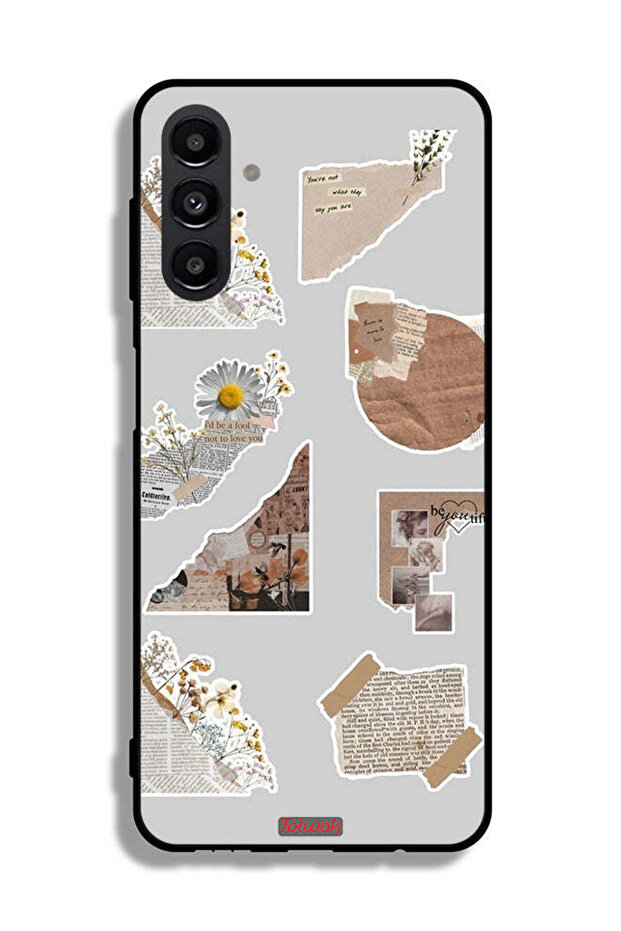 Samsung Galaxy A13 5G Protective Case Cover Pieces Of Paper Stickers