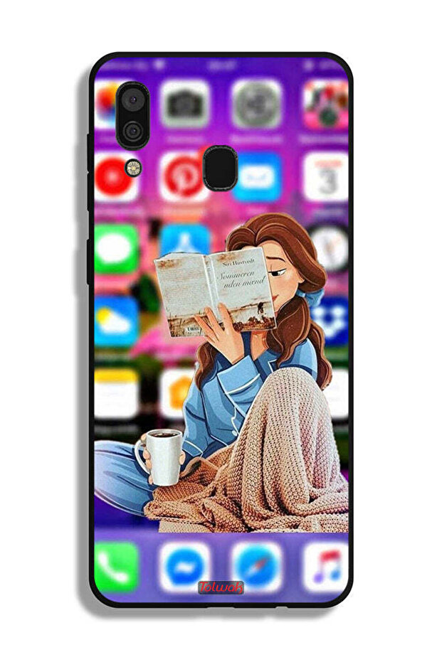 غطاء حماية لهاتف Samsung Galaxy A30 - قراءة