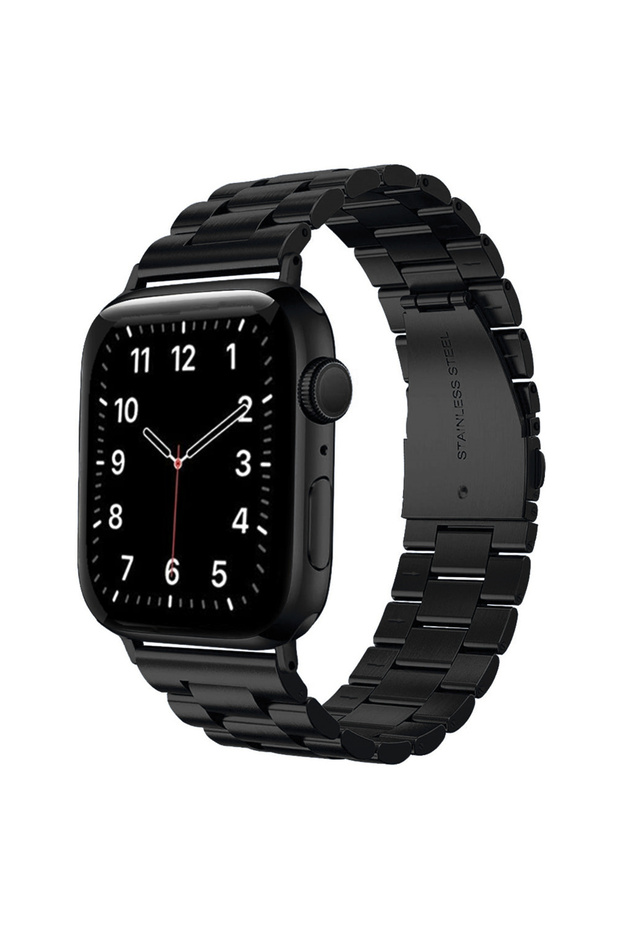 Apple Watch 49mm 46mm 45mm 44mm 42mm | Metal Band | Black