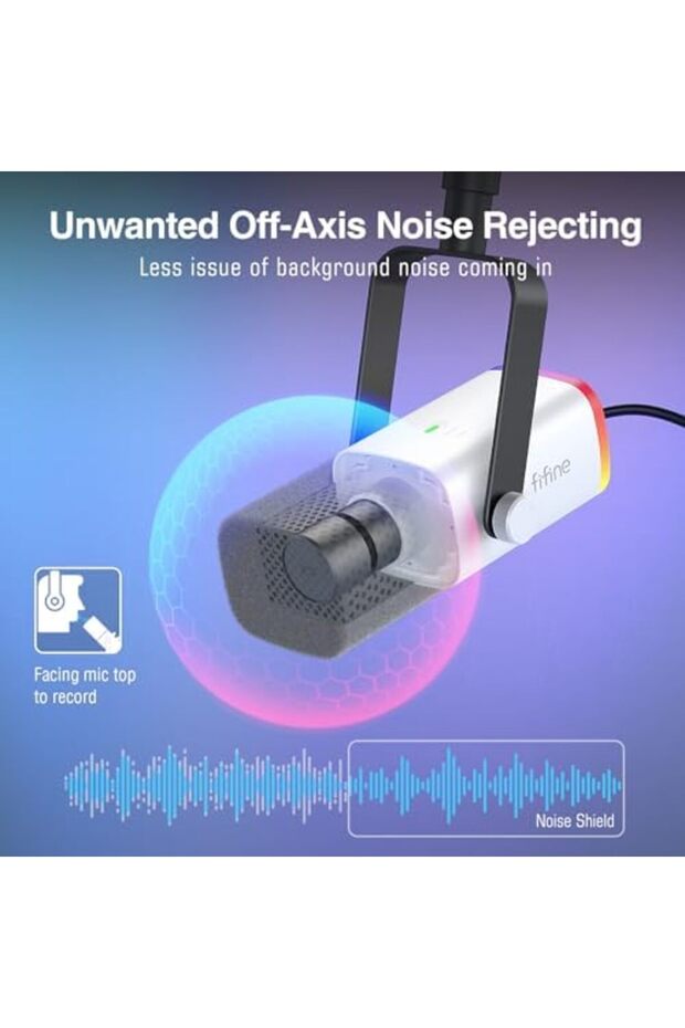 Gaming XLR/USB Microphone Kit, Streaming Dynamic Microphone Set for PC/PS5, Computer Mic for - 8