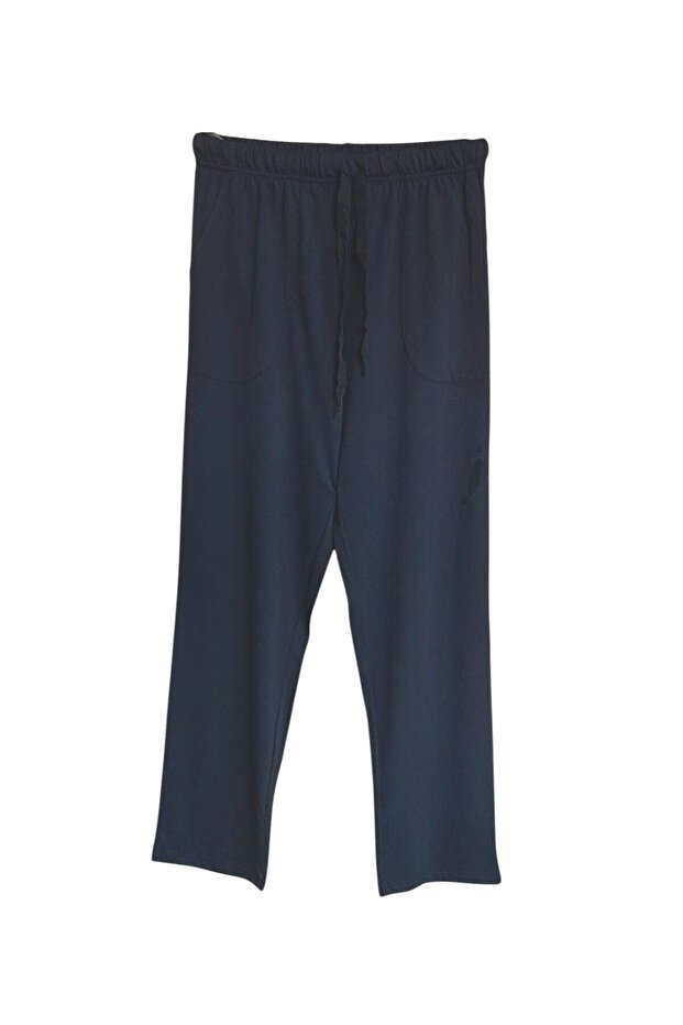 Erkek Antrasit %100 Pamuk Yüksek Kalite Rahat Pijama Altı - 1