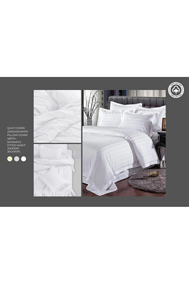 6 PC Premium Duvet & Bedsheet Set