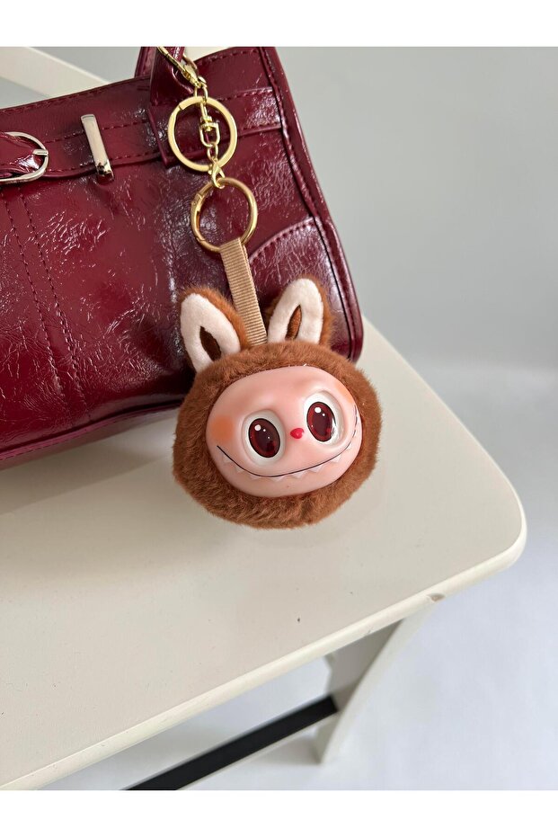 Labub Fluffy Head Brown