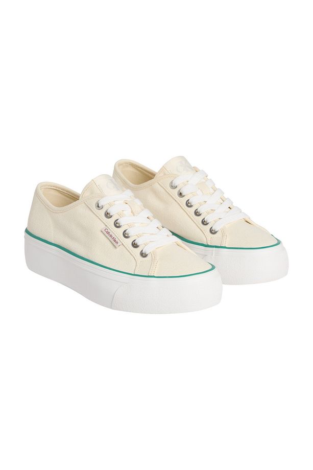 Vulc Flatform Ctn Logo Tag Sarı Kadın Sneaker - 2