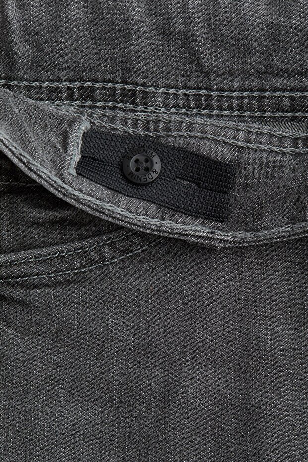 Flared Leg Low Jeans - 5