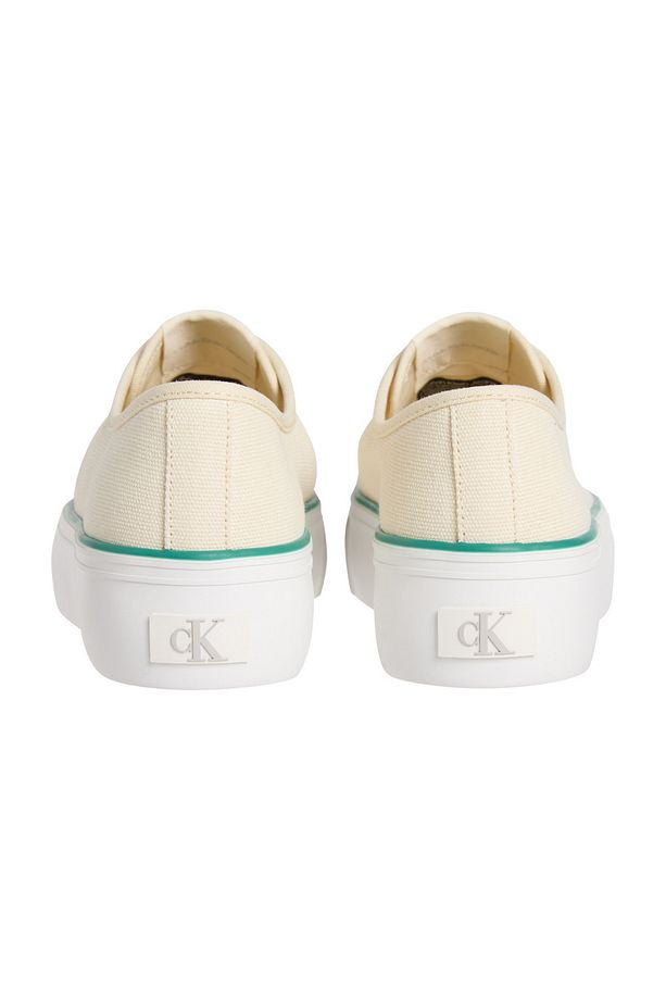 Vulc Flatform Ctn Logo Tag Sarı Kadın Sneaker - 4