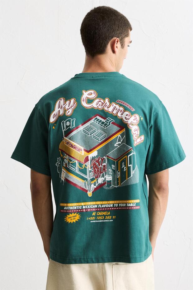 Ay Carmela yeşil tişört - 4