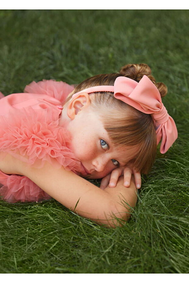 Girl's Ribbon Crown - Pink