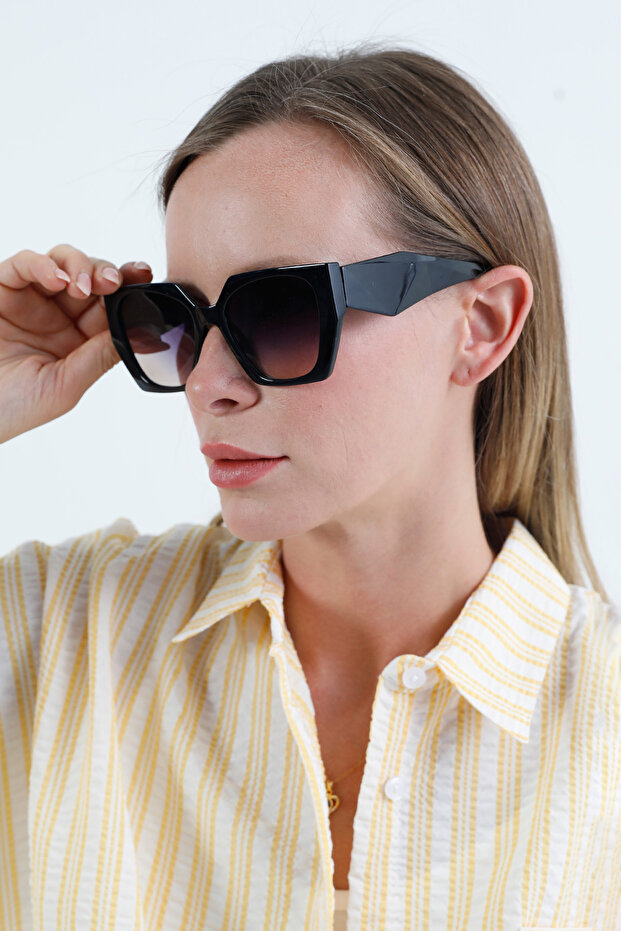 نظارات شمسية بإطار سداسي - 4