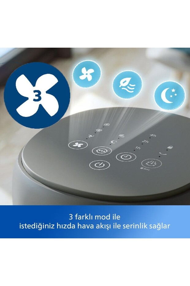 PhilipsZ tchx Kule Tipi Vantilatör Cx5535-11 Eutower Fan Dark Grey , SİYAH - 4