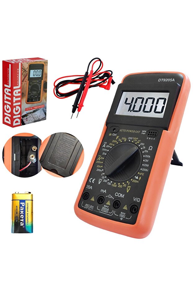 أداة قياس رقمية مع صفارة إلخ Dt-9205A R11