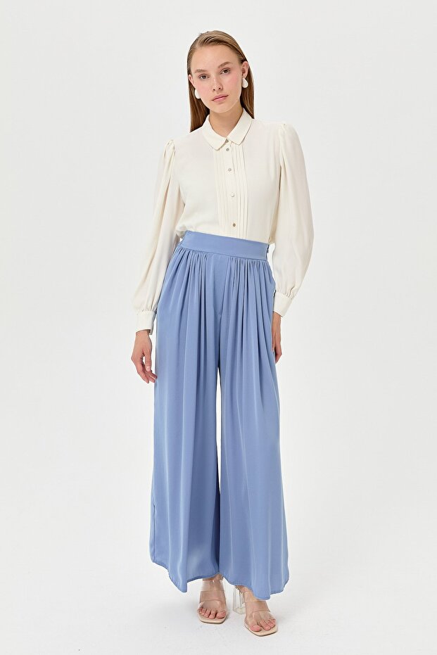 Etek Pantolon Mavi - 2