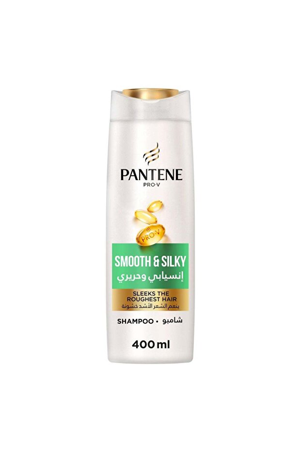 Pro-V Smooth And Silky Shampoo Sleeks Roughest Hair 400ml