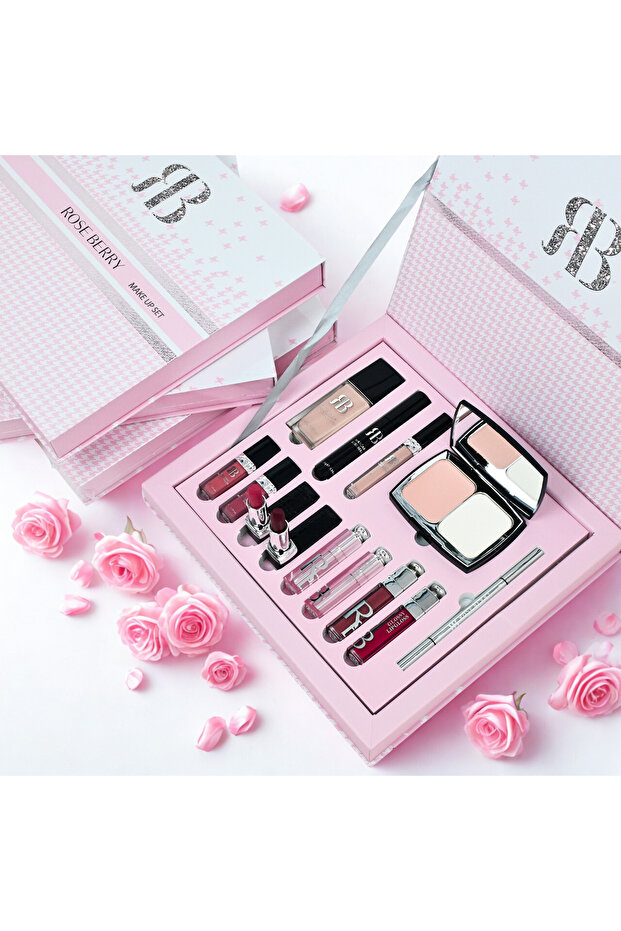 Rose Berry Make Up Set | طقم مكياج روز بيري (لإطلالة متكاملة)