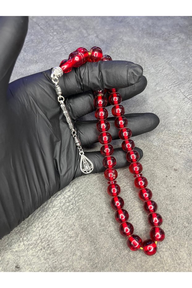 High-End Stick Squeeze Amber Prayer Beads