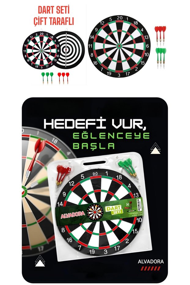 Luxury Premium Professional Double Sided Dart Set Board and Metal Tip Arrow Team Special Entertainment Set