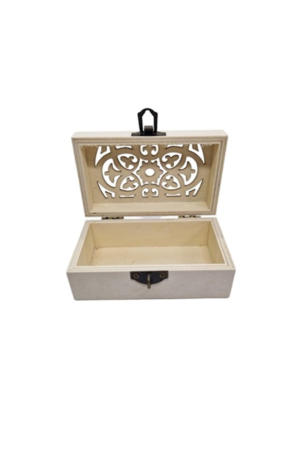 Rectangular Wooden Box 12cmx7cm - 1