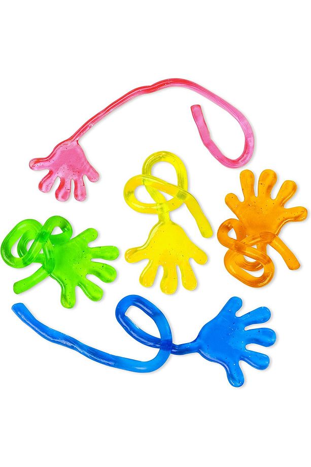 Jaru 6 Li Süper Esnek Eğlenceli Yapışkan El ve Ağ Snap Hand ve Ağ Renkli Yapışkan El 6 Lı Şılap Set - 3