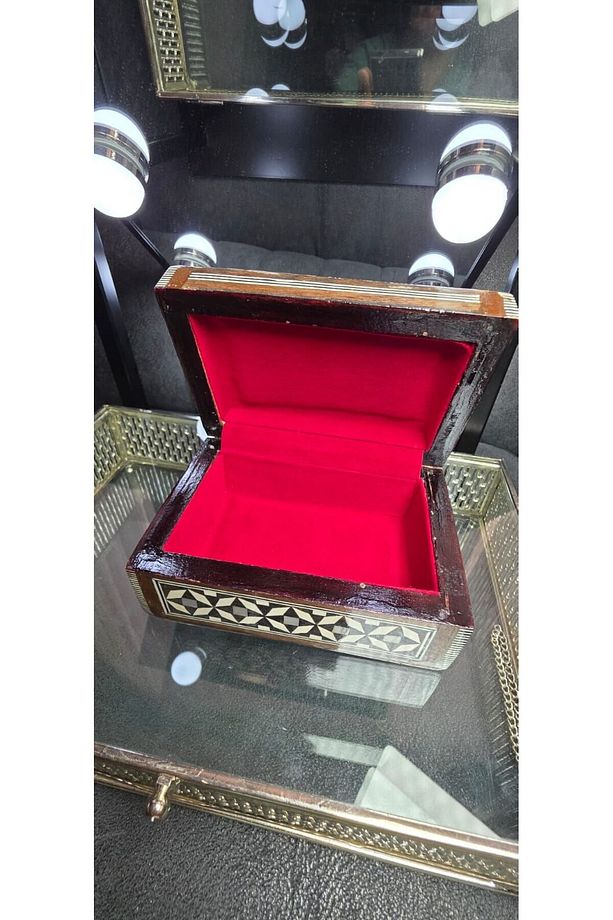 Marka Orjınal Avrupa Ahşap Hediye Kutusu 14x11x6 Boyut - 3