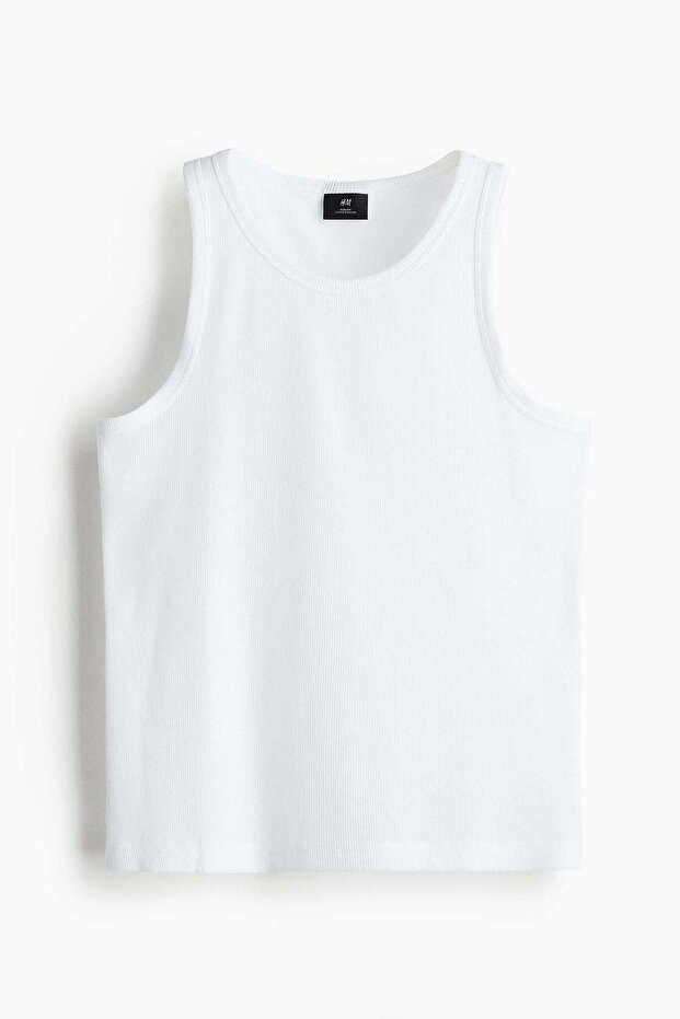 Slim Fit Ribbed vest top