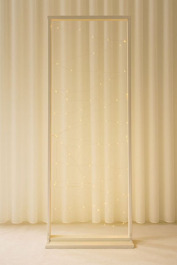 Behli Store LED Işıklı Çerçeve Lambader Modern Ortam Aydınlatması Sıcak Şık Tasarım - 4