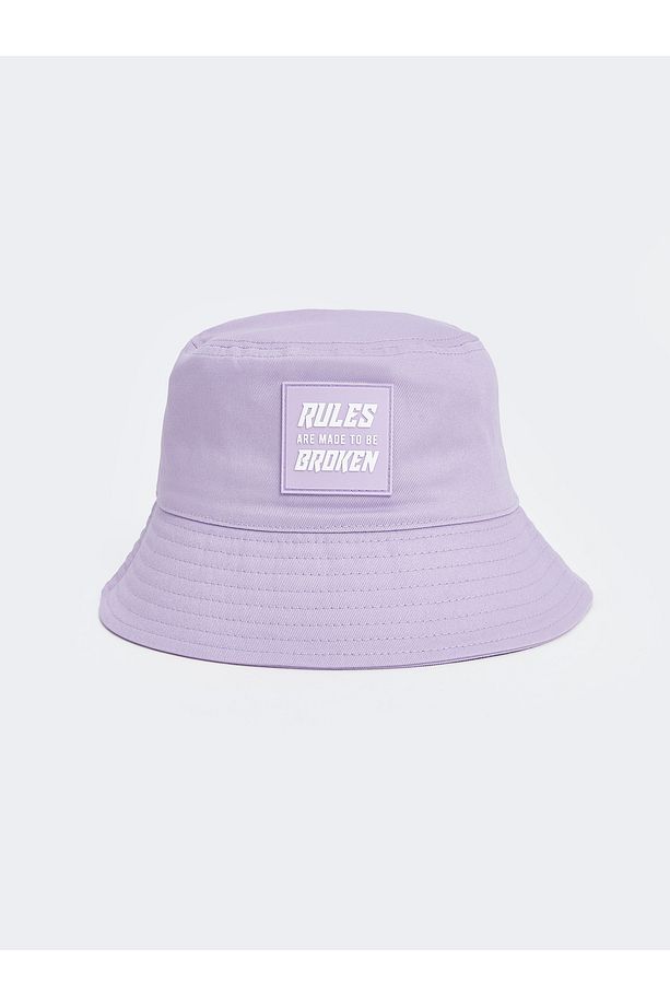 Baskılı Kız Çocuk Bucket Şapka - 1