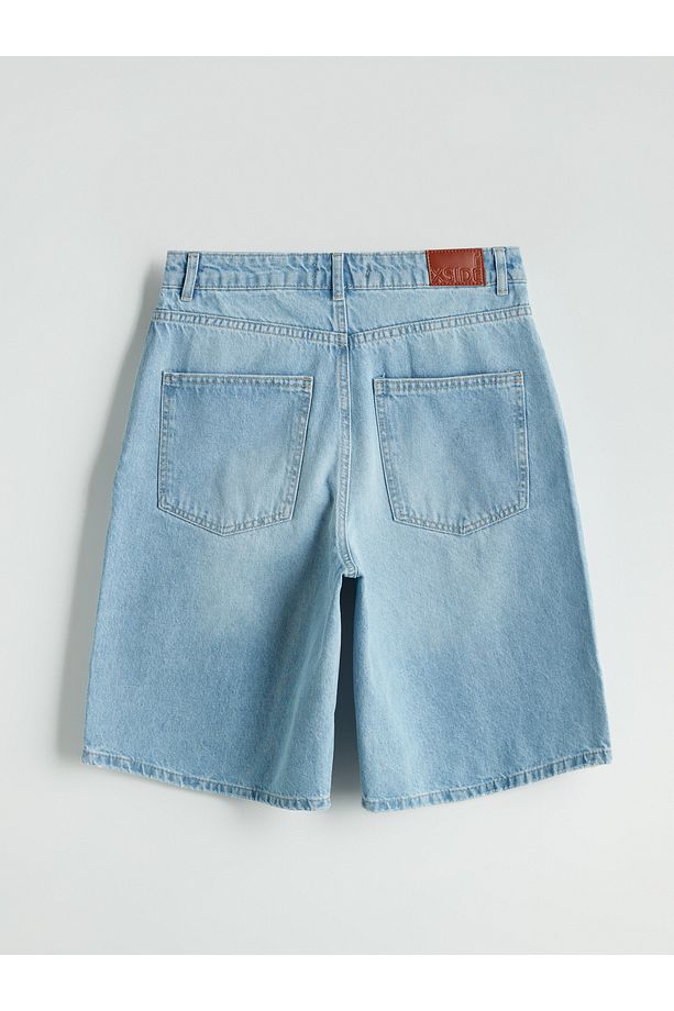 Bermuda Fit Kadın Jean Şort - 6