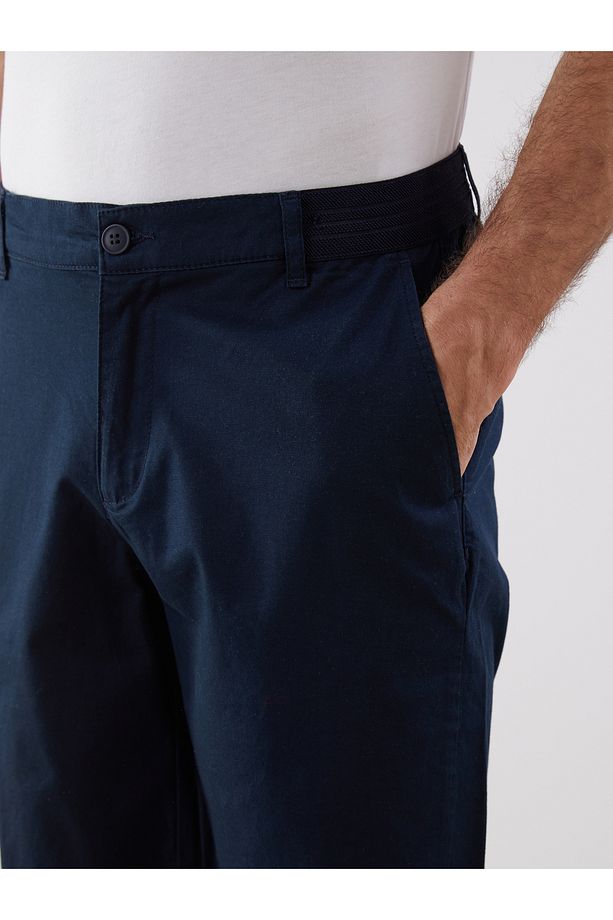 Standart Kalıp Gabardin Erkek Şort - 3