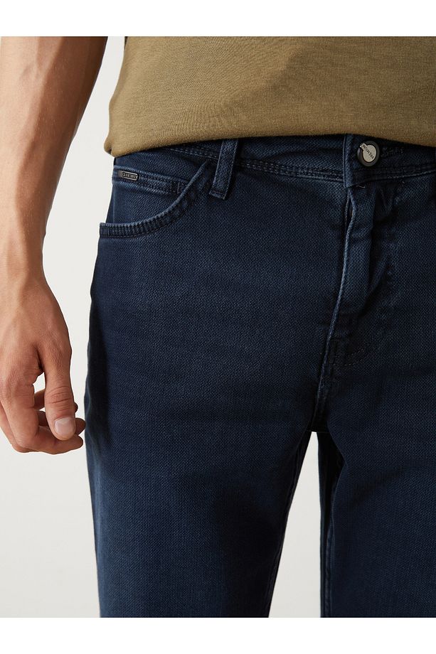 Slim Fit Erkek Jean Şort - 3