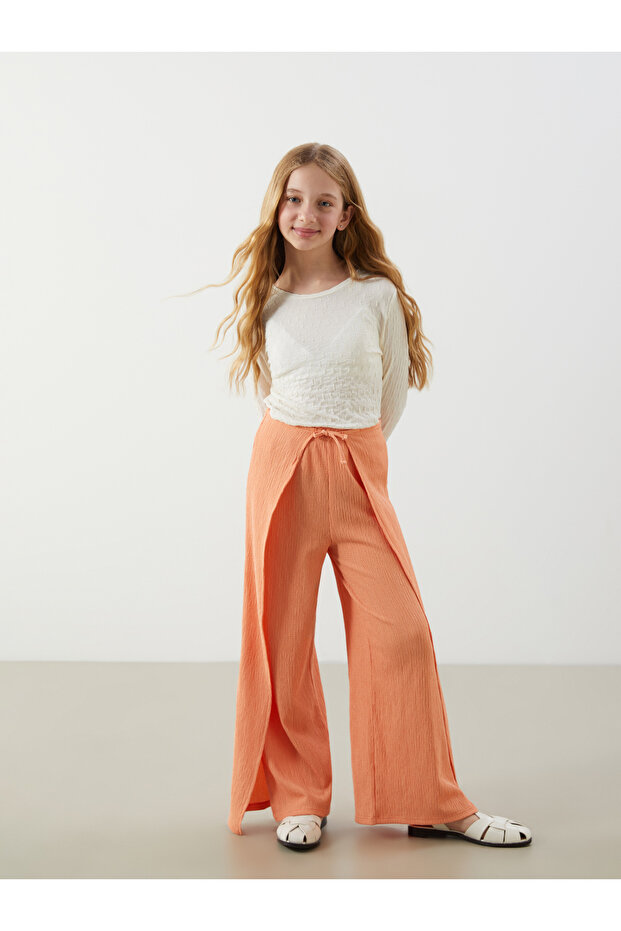 Mädchenhose mit elastischem Bund - 2