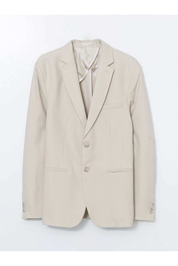 Dar Kalıp Erkek Blazer Ceket - 5