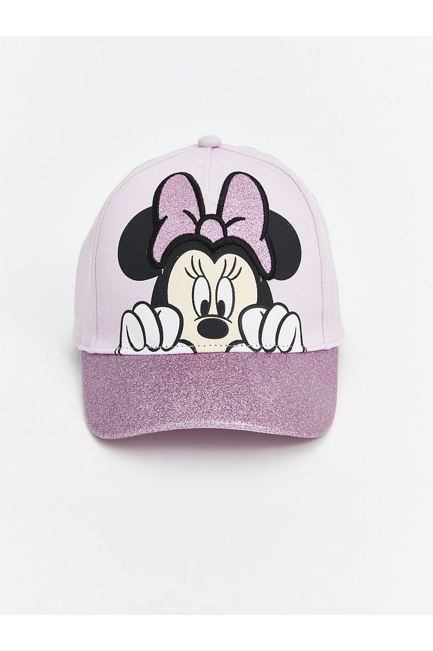 Minnie Mouse Nakışlı Kız Çocuk Kep Şapka - 1