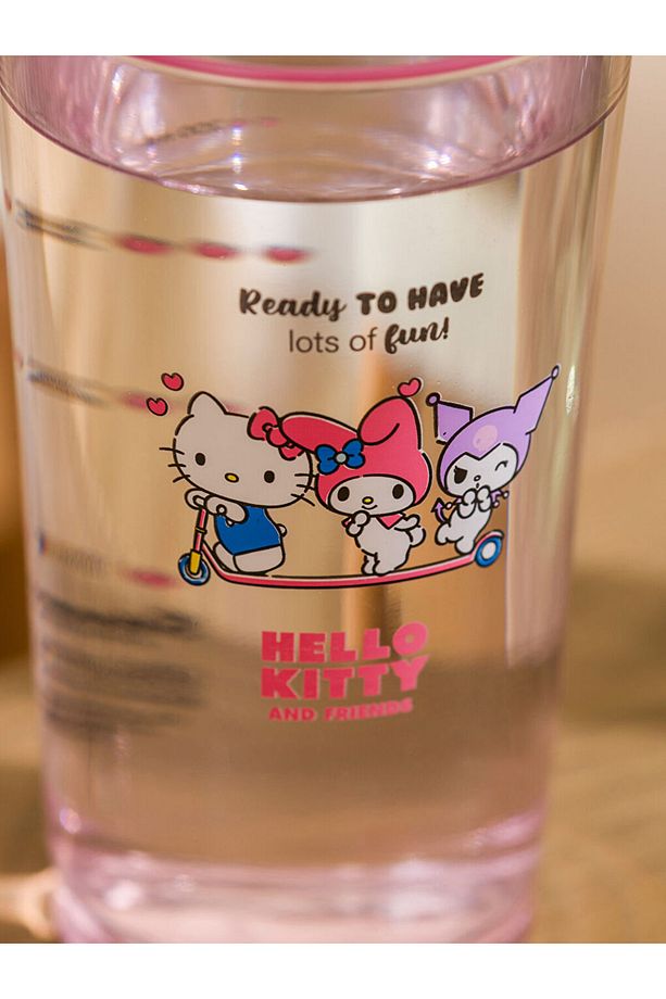 Karişik Hello Kitty Baskılı Cam Bardak 500 ml - 4