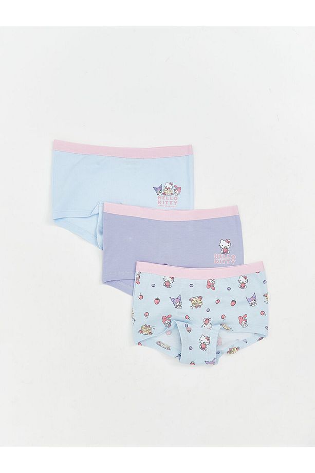 Yeni Sezon Hello Kitty Desenli Kiz Cocuk Boxer 3'lu - S5PF77Z4 - 1