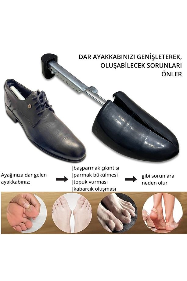 Ayakkabı Genişletme ve Form Kalıbı, 42-46, Pratik Ayarlanabilir, 1 Çift - 4