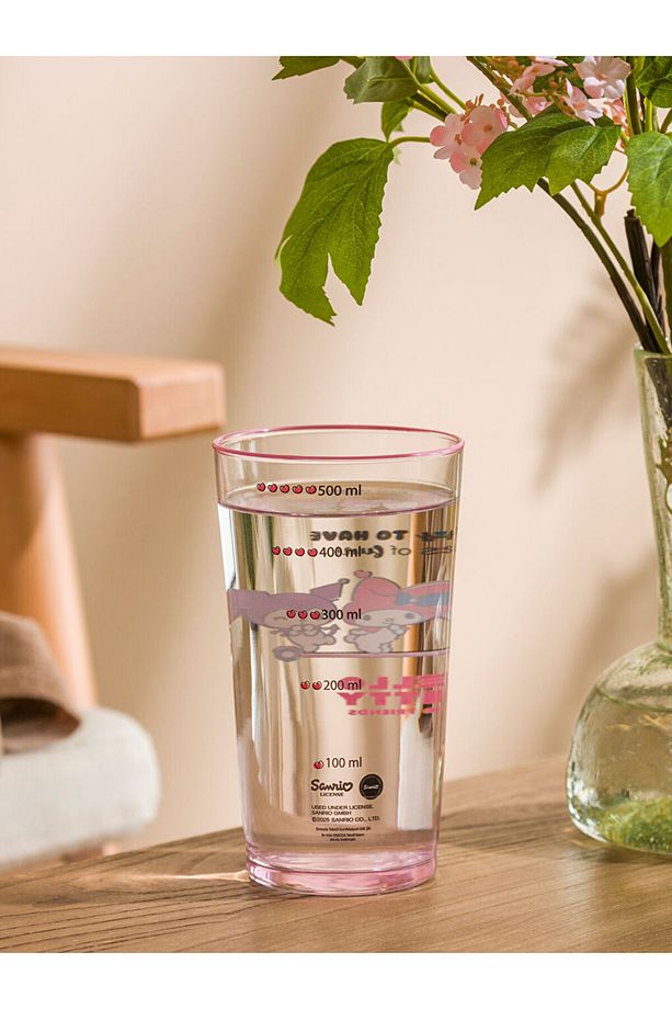 Karişik Hello Kitty Baskılı Cam Bardak 500 ml - 2