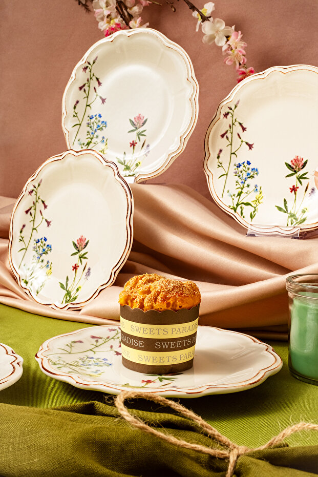 Doğa 6 Parça Pasta Tabağı Seti - 3