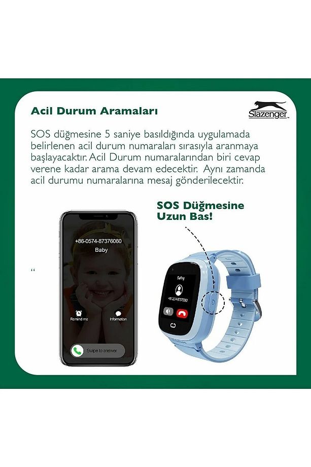 Smart Tiger Kids Swsl092158506 Sim Kartlı Çocuk Akıllı SaatiUyumlu - 1