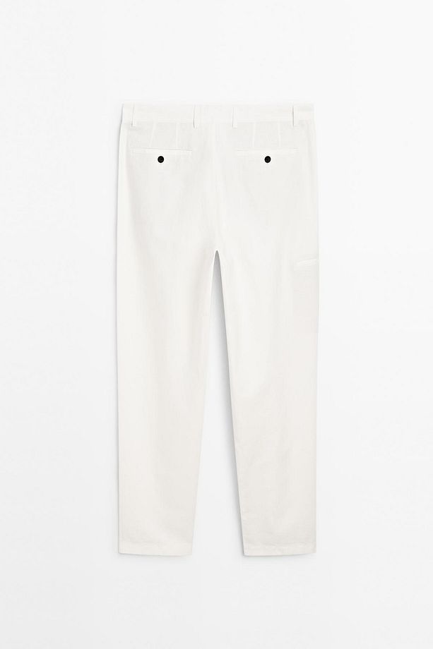 Tapered fit pantolon - 8
