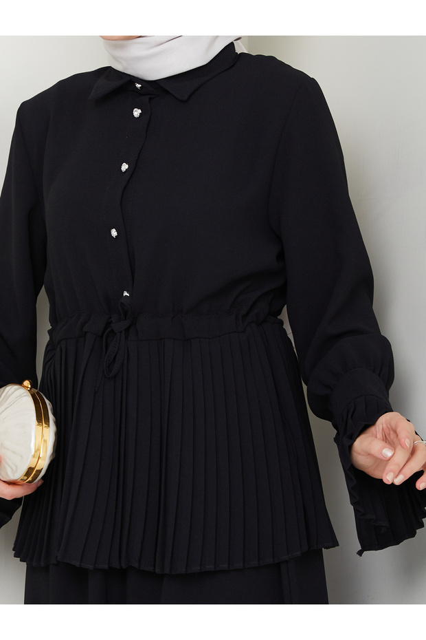 Skirted Patterned Detailled Tesstur Set - 5